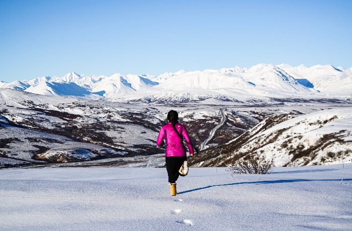 Solstice - running in snow