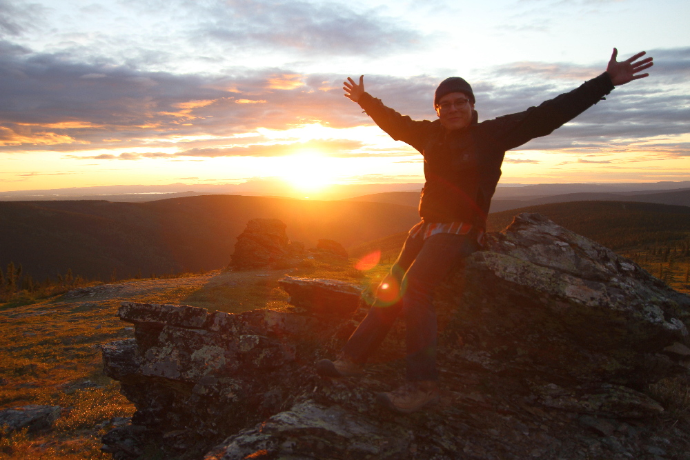 Midnight Sun Hiking on Murphy Dome - Joe Sliker