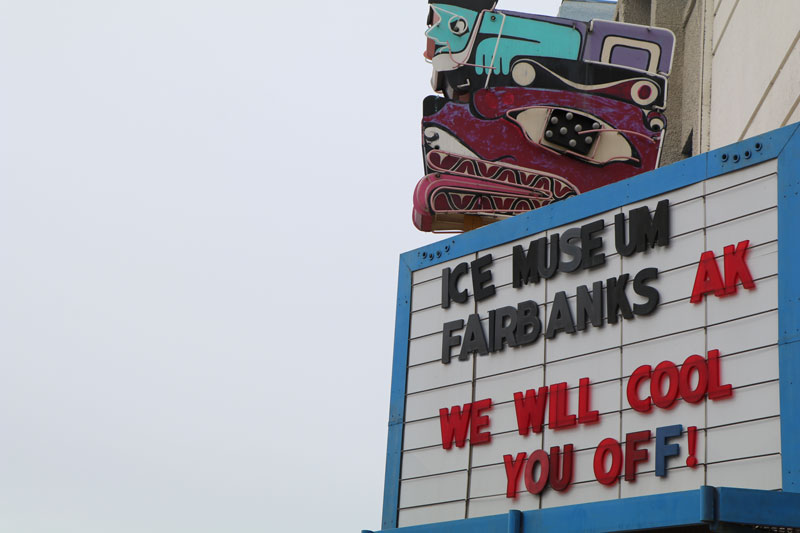 Ice Museum Downtown Fairbanks, Alaska