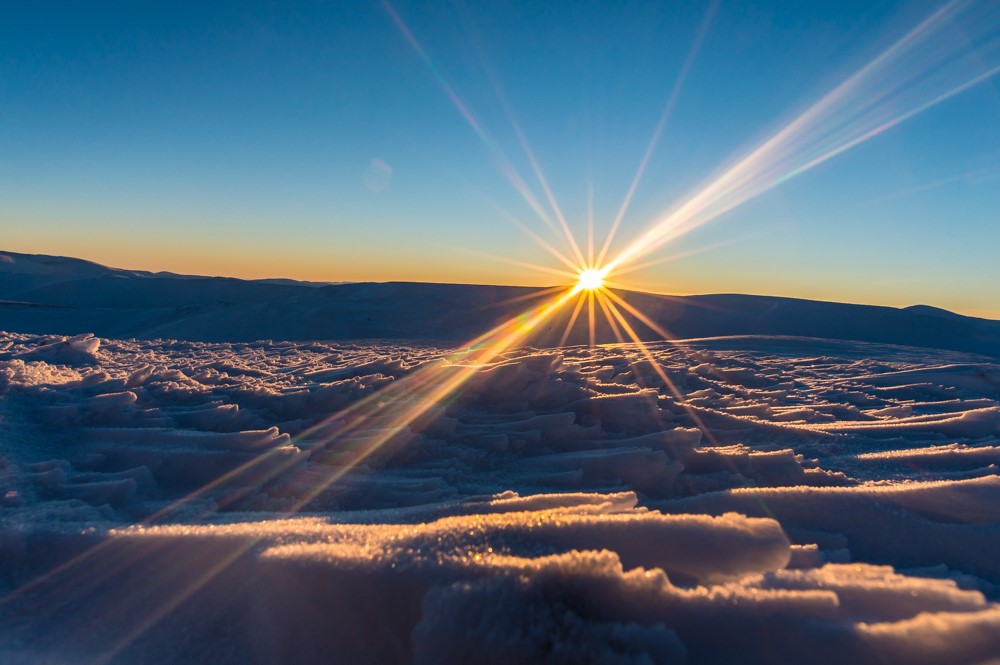 Sunrise during Winter Solstice - Frank Stelges - Fairbanks Alaska
