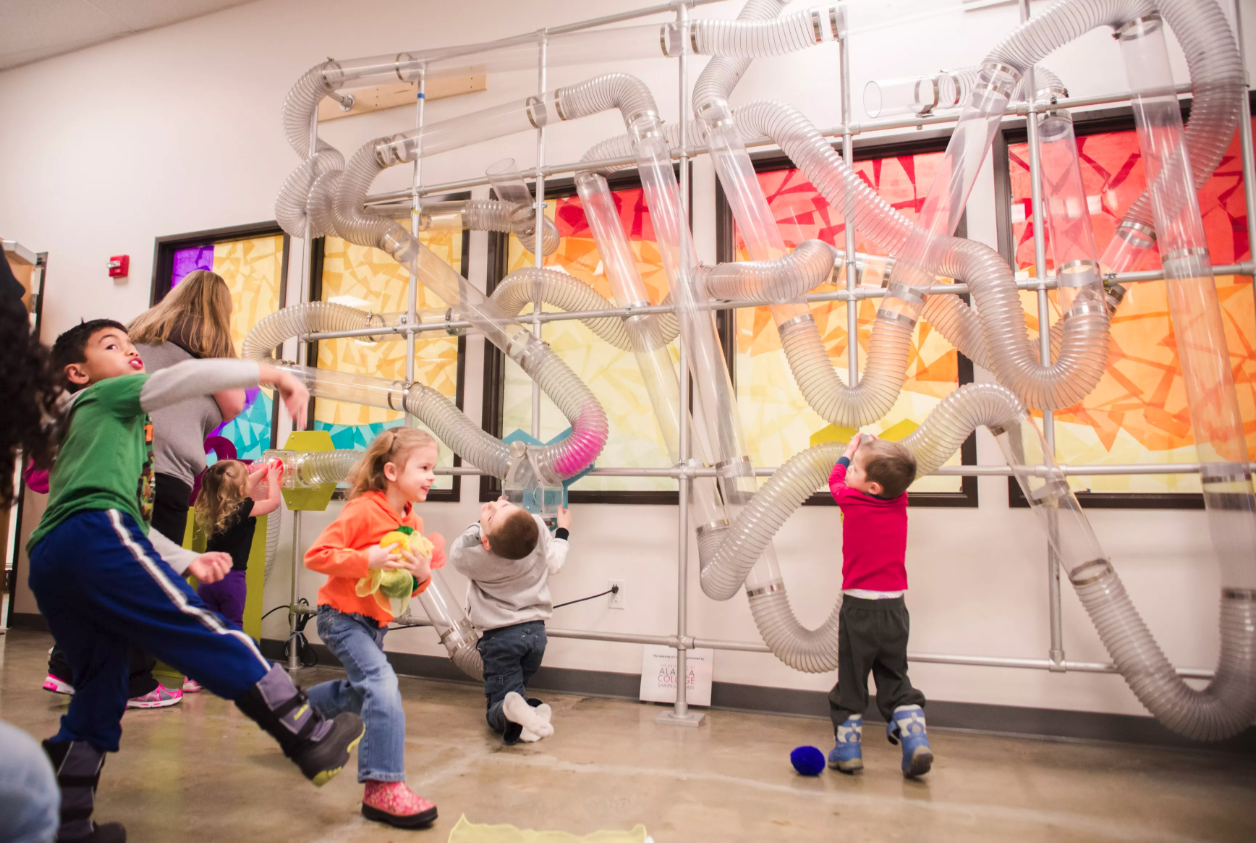 Children playing at the Children's