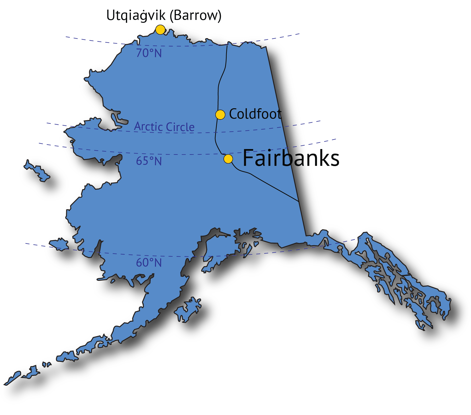Midnight Sun Tracker Map